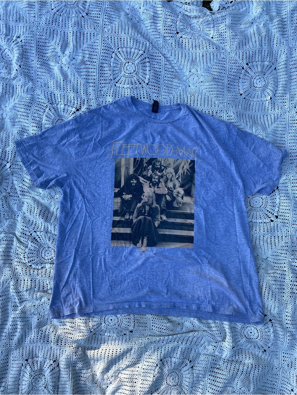 Grey Graphic Men's T‑Shirt Fleetwood Mac